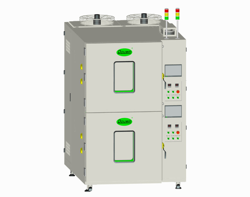 Small Climatic Multilayer Test Chamber Two Zones With Temperature Resistant Rubber