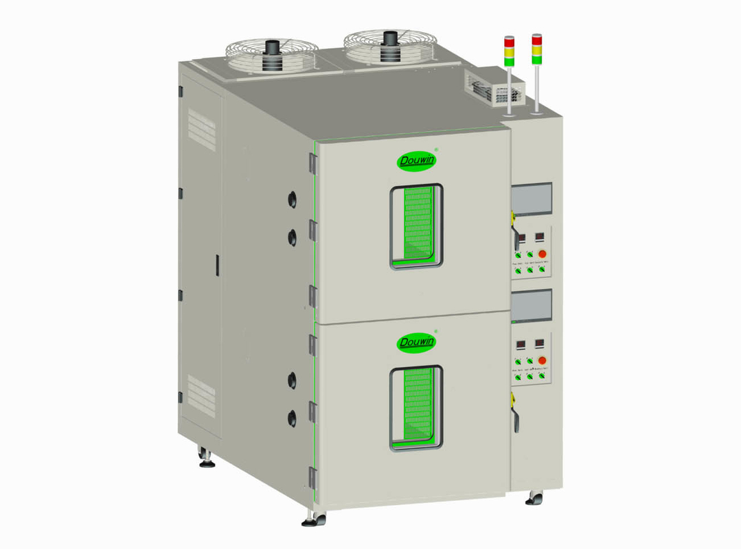 Two Zones Environment Test Chamber Air Cooling Temperature Humidity Testing Chamber