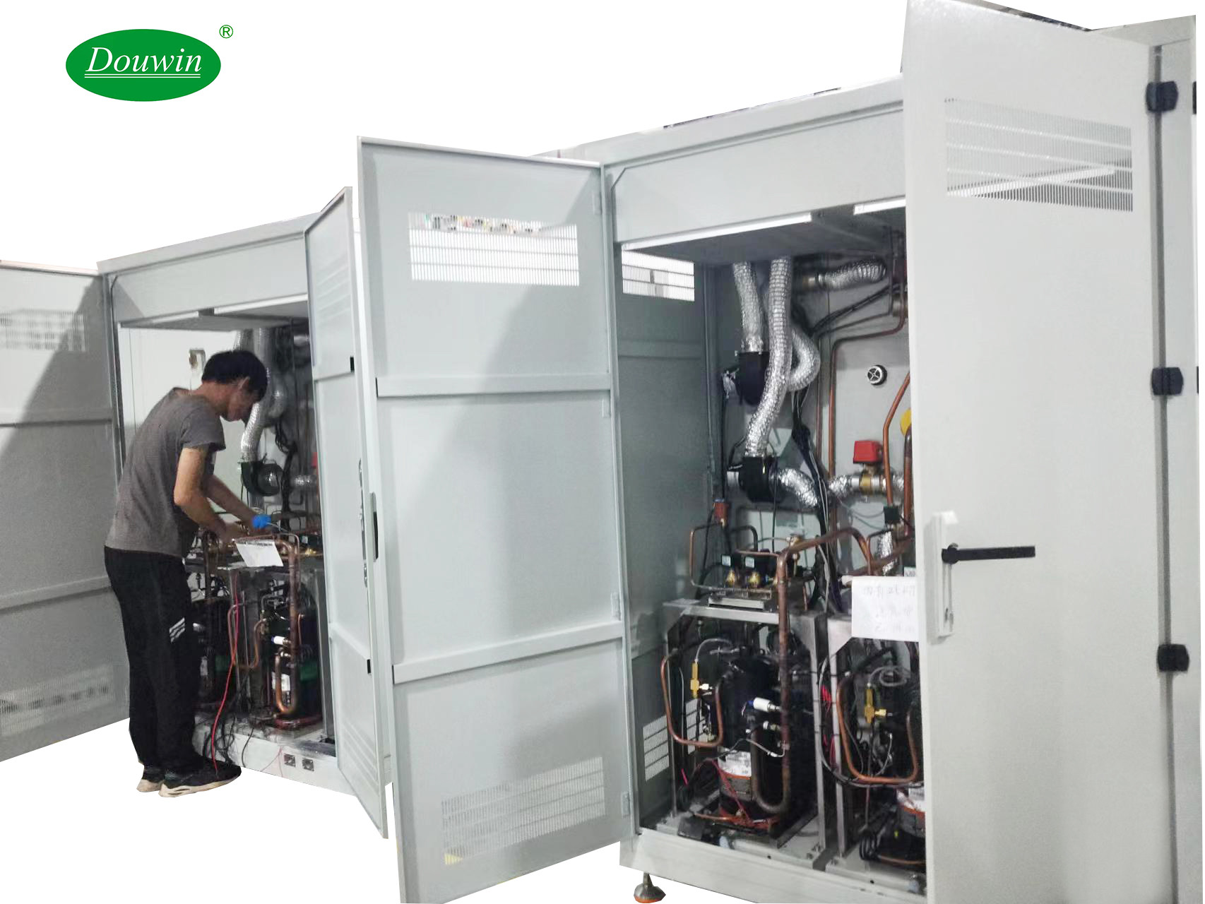 China Touch Screen Two Zones Constant Temperature Humidity Test Chamber