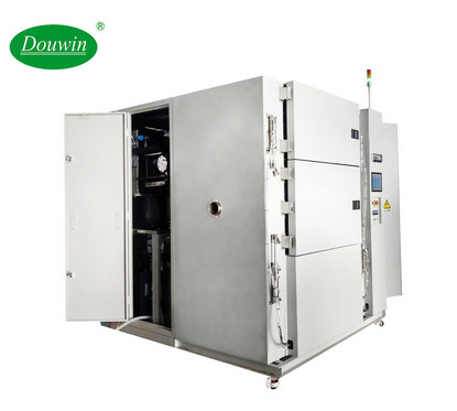 Energy Saving 3 Zones Thermal Shock Test Chamber Cold Hot Normal Temperature Cycling